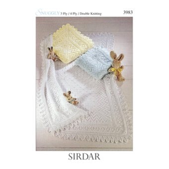 Sirdar Snuggly Baby Shawls Pattern 3983
