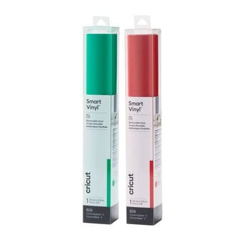 Cricut Red and Green Removable Smart Vinyl 2 Pack Bundle