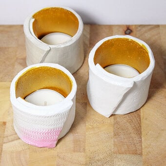 How to Make Clay Tealight Holders