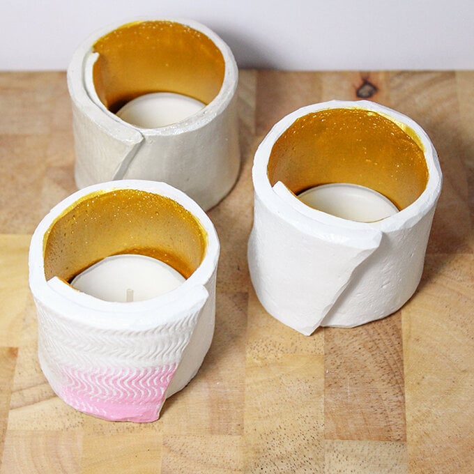 How to Make Clay Tealight Holders image number 1