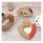 Decopatch Mache Heart Mirror 27cm image number 2