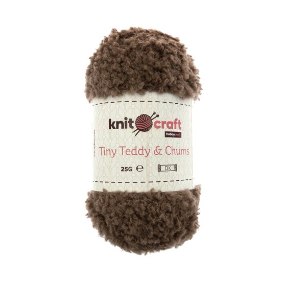 Knitcraft Brown Tiny Teddy & Chums 25g image number 1