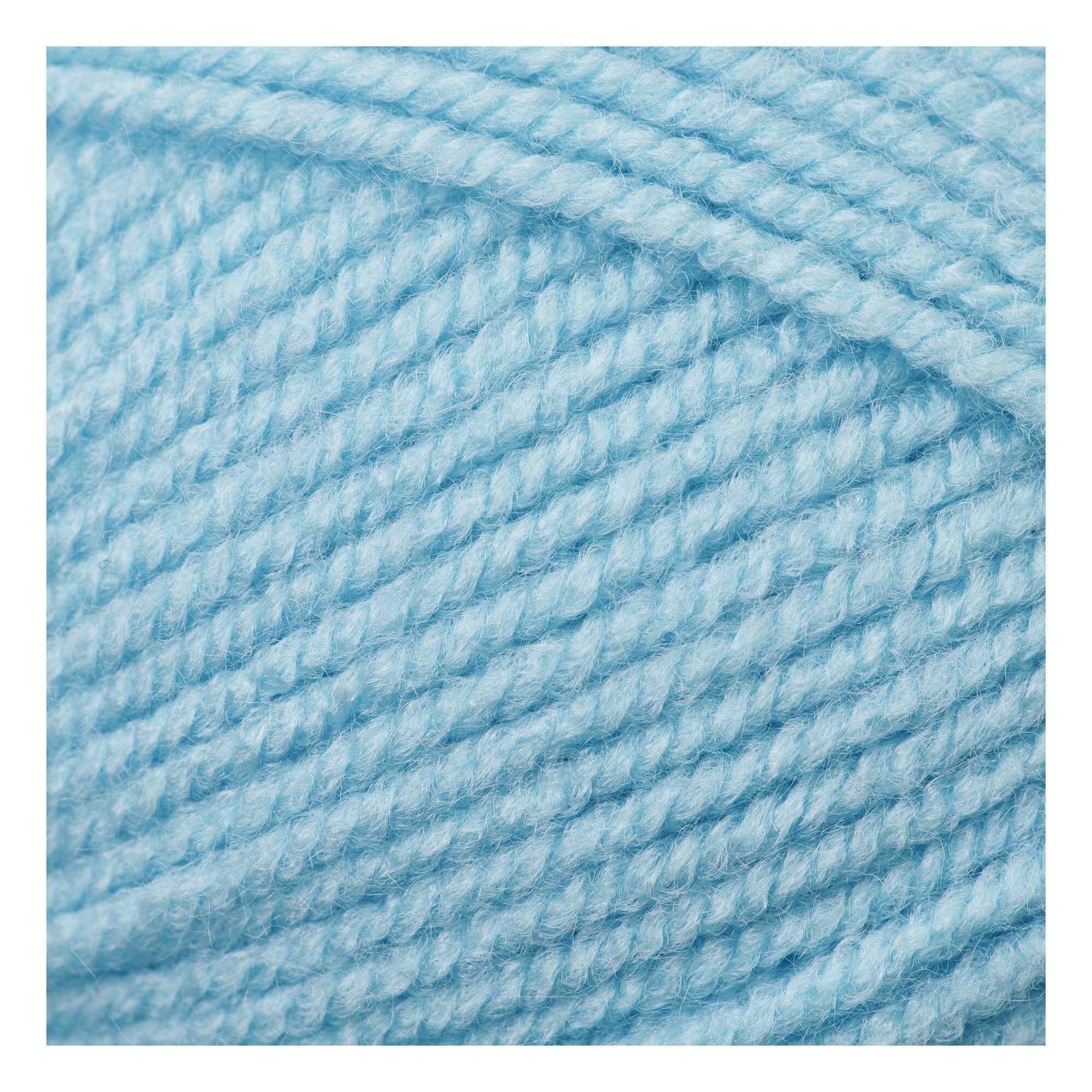 Women's Institute Soft Blue Premium Acrylic Yarn 100g Hobbycraft