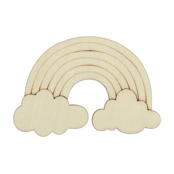 Decorate Your Own Rainbow Wooden Shapes 9 Pack image number 4