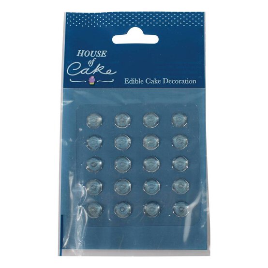 Clear Edible Diamond Jelly Studs 20 Pack image number 2
