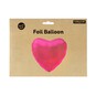 Large Pink Foil Heart Balloon image number 3