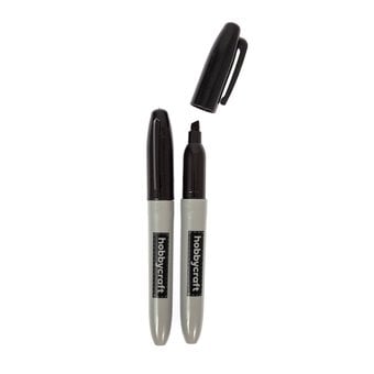 Permanent Chisel Markers 2 Pack