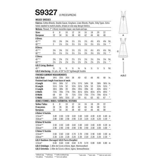 Simplicity Women's Dresses Sewing Pattern S9327 (R5 14-22) image number 2
