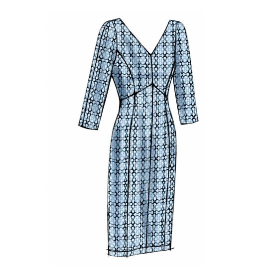 Vogue Women’s Dress Sewing Pattern V8997 (6-14) image number 2