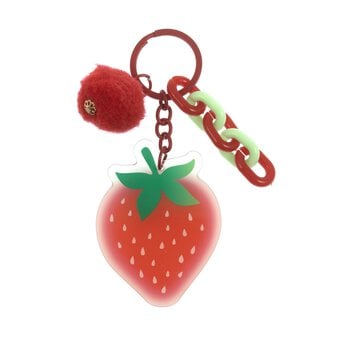 Strawberry Keyring