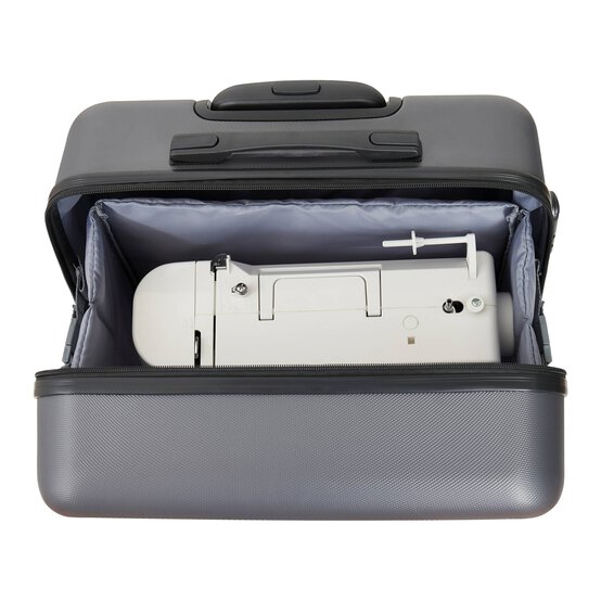 Metallic Silver Sewing Machine Trolley Bag 44cm x 24cm x 40cm image number 2