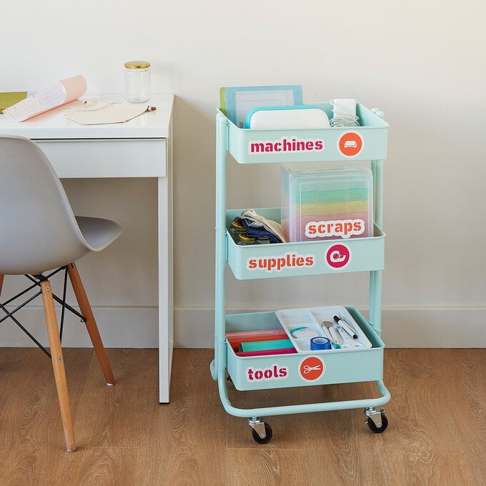 Cricut: How to Personalise a Trolley for Craft Storage image number 1