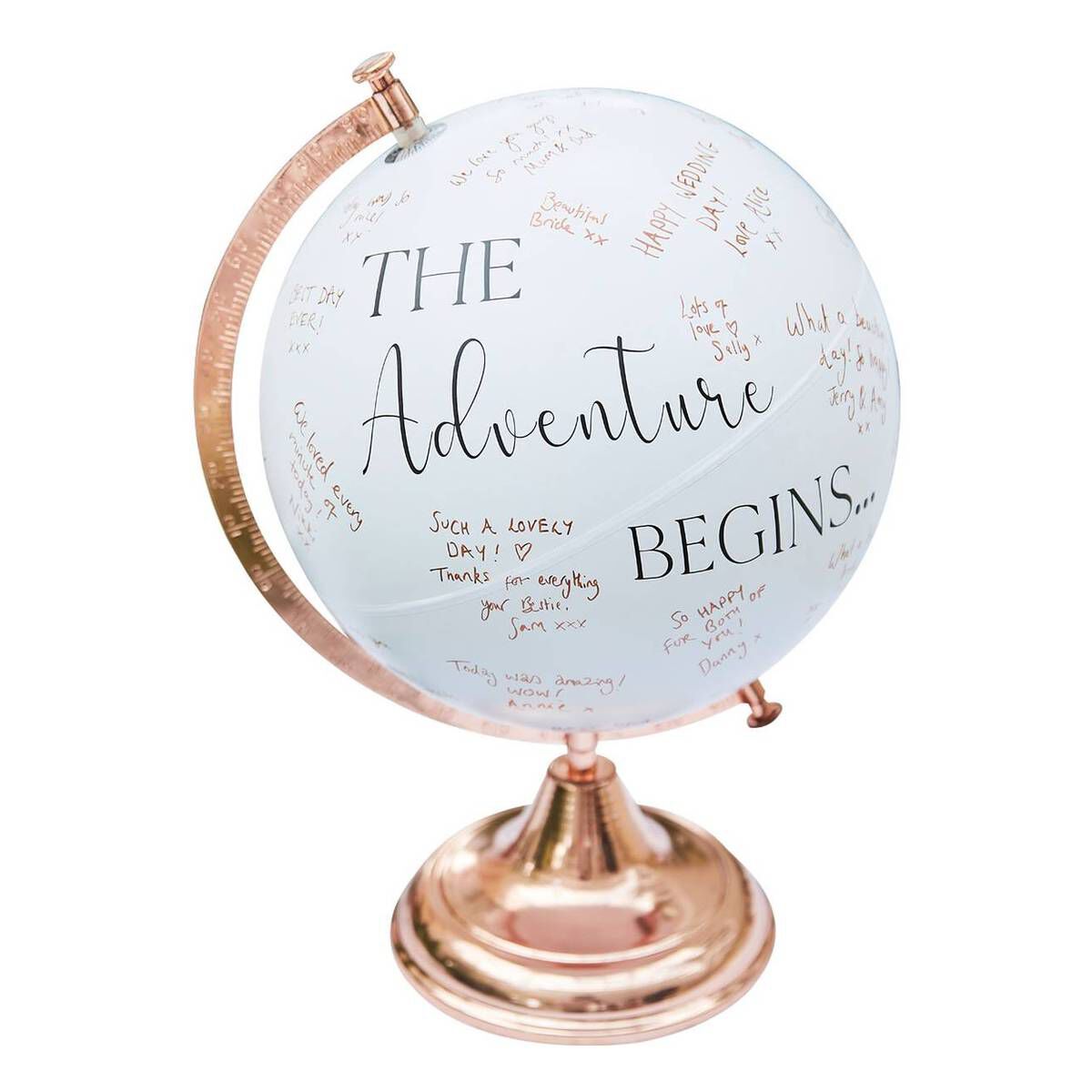 Globe Wedding Guestbook Hobbycraft