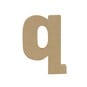 Lowercase Mini Mache Letter Q image number 4