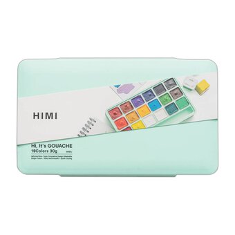 HIMI Green Jelly Cup Gouache Set 30ml 18 Pack 