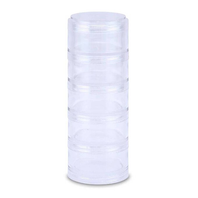 Beadalon Small Stackable Containers 6 Pack image number 1