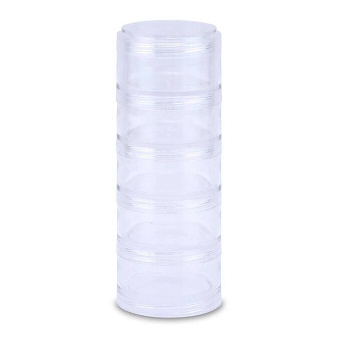 Beadalon Small Stackable Containers 6 Pack image number 1