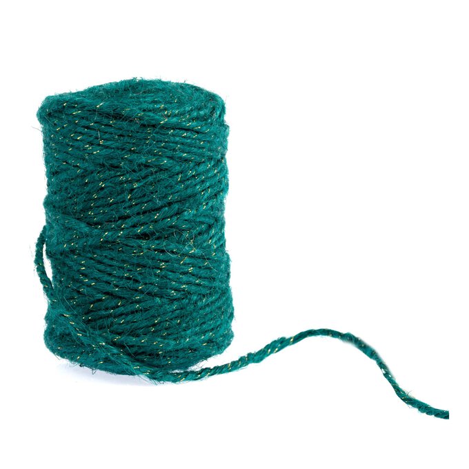 Green Jute Twine 40m Hobbycraft
