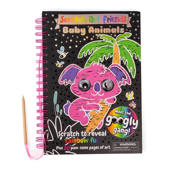 Scratch Art Baby Animal Friends image number 1