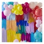 Ginger Ray Rainbow Balloon and Streamer Backdrop image number 1