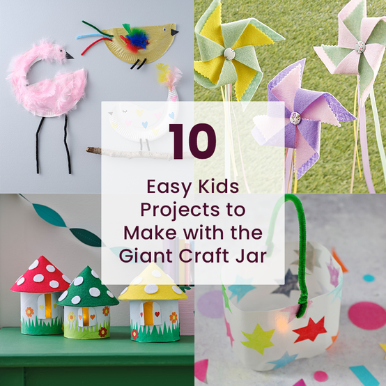 10 Easy Kids Projects to Make with the Giant Craft Jar image number 1