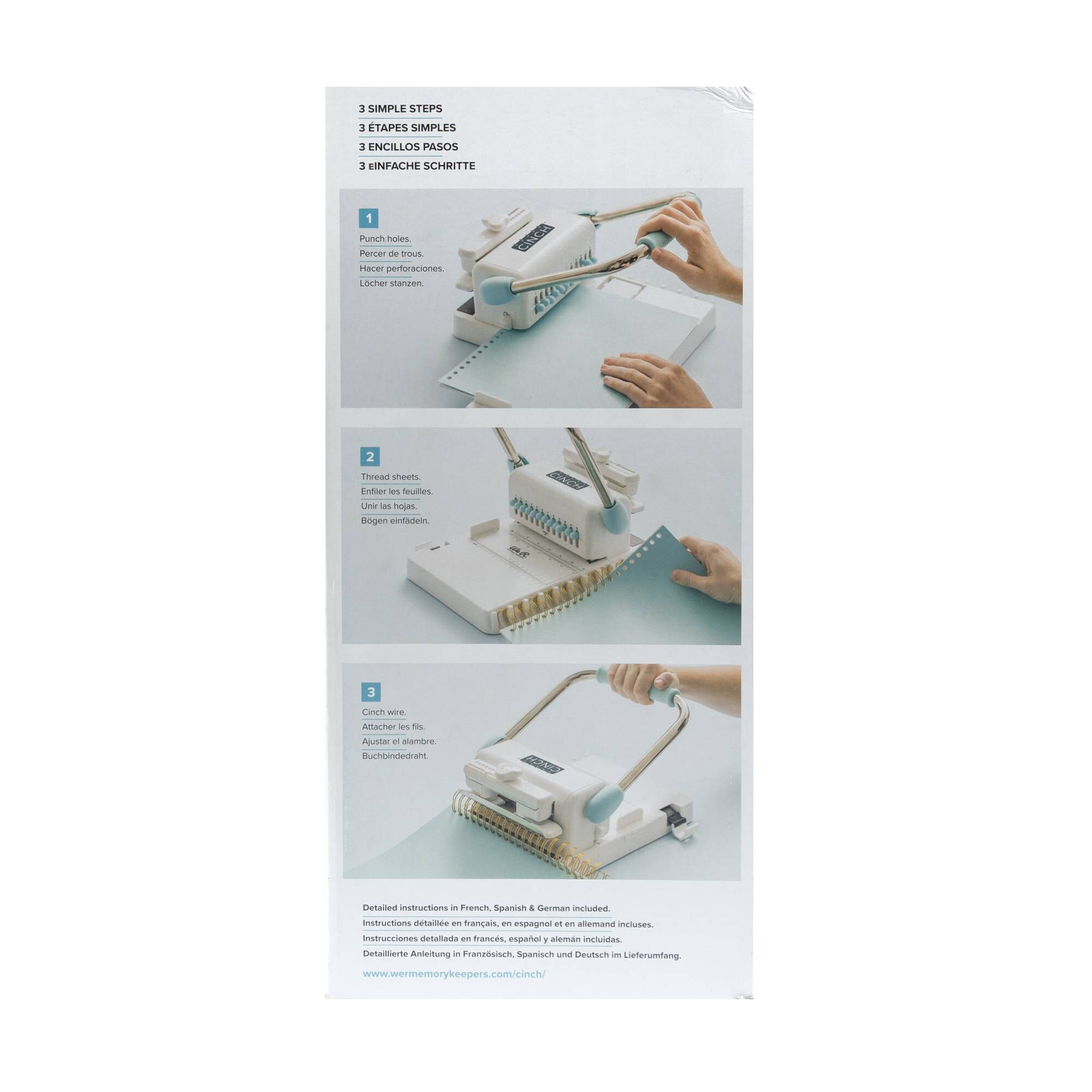 We R Memory Keepers CINCH バインダー作成機 ホワイトバインダー
