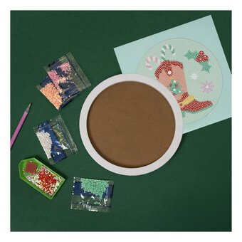 Make Your Own Gem Art Cowboy Boot Coaster Kit