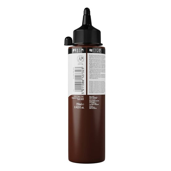Daler-Rowney System3 Burnt Umber Fluid Acrylic 250ml (223) image number 2