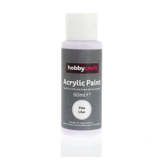 Pale Lilac Acrylic Craft Paint 60ml image number 1