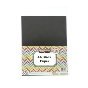 Black Paper A4 20 Pack image number 3