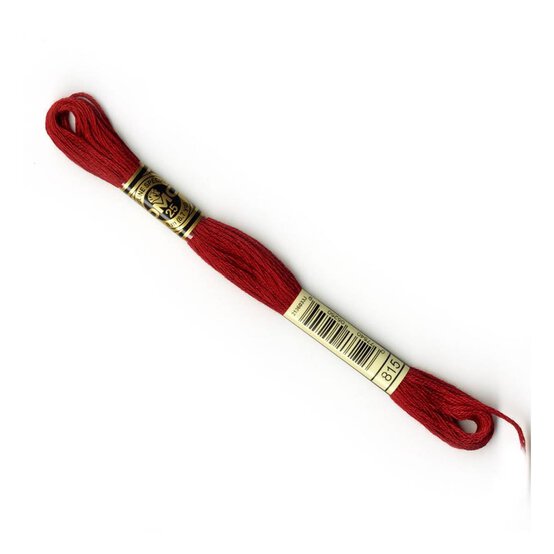 DMC Red Mouline Special 25 Cotton Thread 8m (815) image number 1