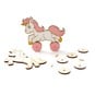 Make Your Own Wooden Unicorn Racer 2 Pack image number 1