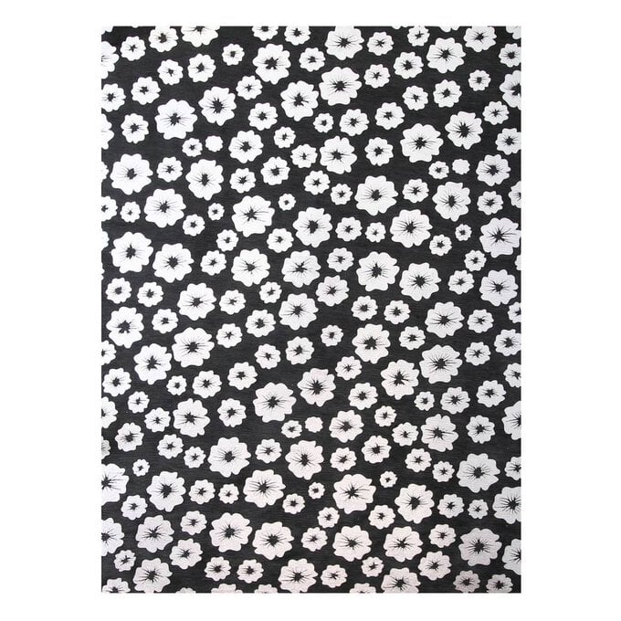 Black Metallic Spot Foam Sheet 22.5cm x 30cm image number 1