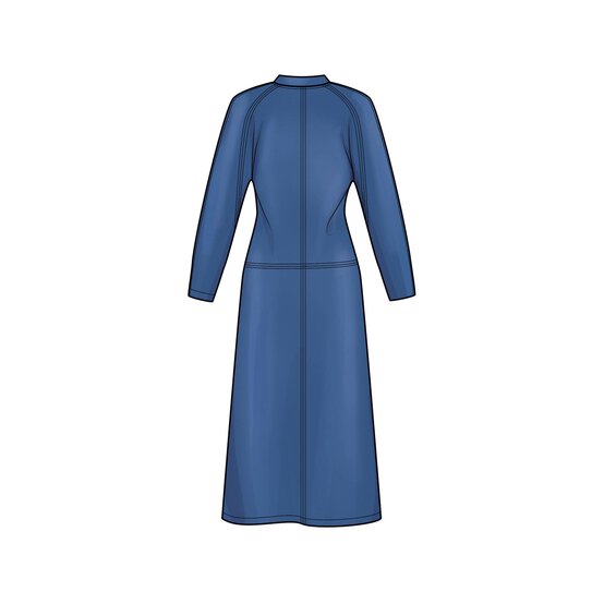 Simplicity Dolman Sleeve Dresses Sewing Pattern S9640 (14-22) image number 3