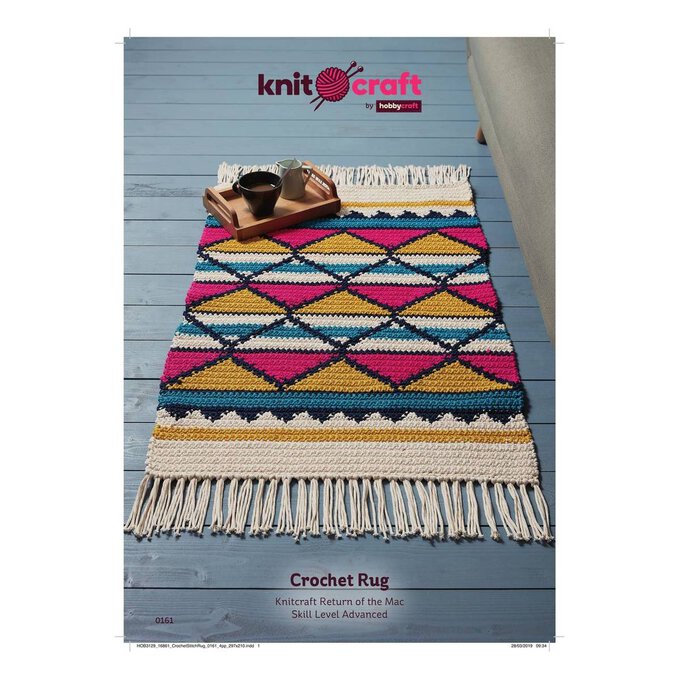 Knitcraft Crochet Rug Pattern 0161 image number 1