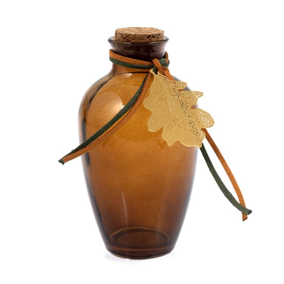 Maple Leaf Glass Vase 13cm image number 3