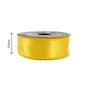 Yellow Wire Edge Satin Ribbon 25mm x 3m image number 3