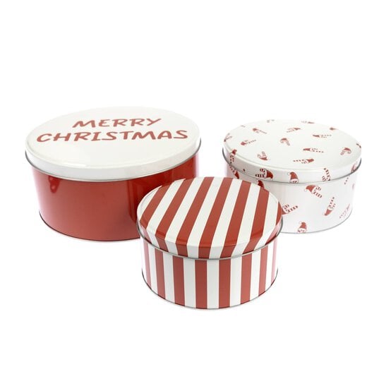 Merry Christmas Baking Storage Tins 3 Pack  image number 3