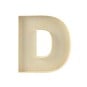 Wooden Fillable Letter D 22cm image number 3