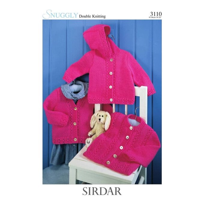 Sirdar Snuggly DK Cardigan Digital Pattern 3110 image number 1