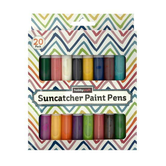 Everyday Suncatcher Paint Pens 5ml 20 Pack image number 1