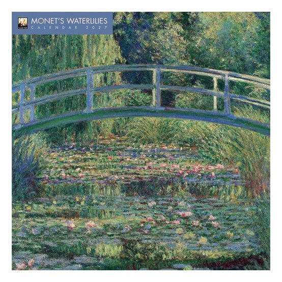 Monet&rsquo;s Waterlilies Wall Calendar 2027 image number 1