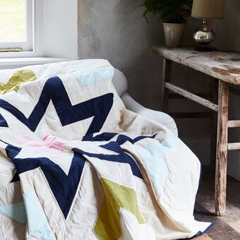 How to Sew a Large Autumnal Star Quilt