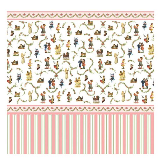 Doll&rsquo;s House Victorian Nursery Wallpaper 42cm x 60cm image number 2