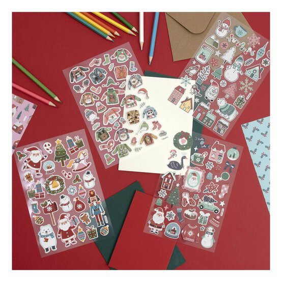 Christmas Jumper Fabric Stickers image number 2