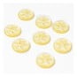 Hemline Yellow Basic Star Button 8 Pack image number 1