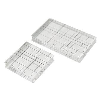 Clear Acrylic Printing Blocks 2 Pack image number 2