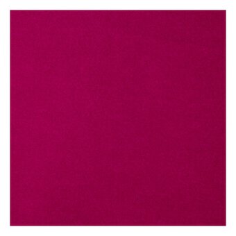 Cerise Cotton Velvet Fabric by the Metre