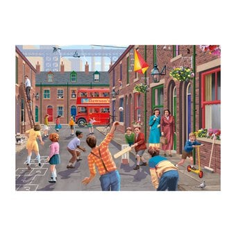Falcon Playing in the Street Jigsaw Puzzle 500 Pieces 2 Pack