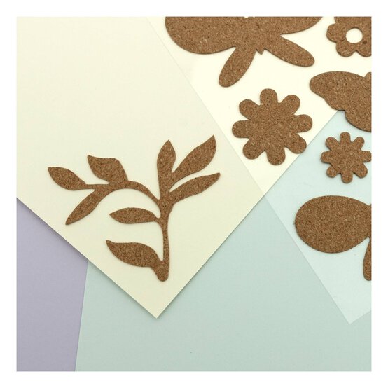 Butterfly Cork Stickers 12 Pack  image number 2